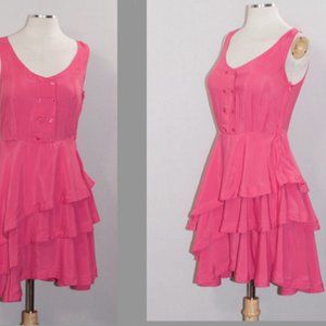 Pink Ruffle Dress